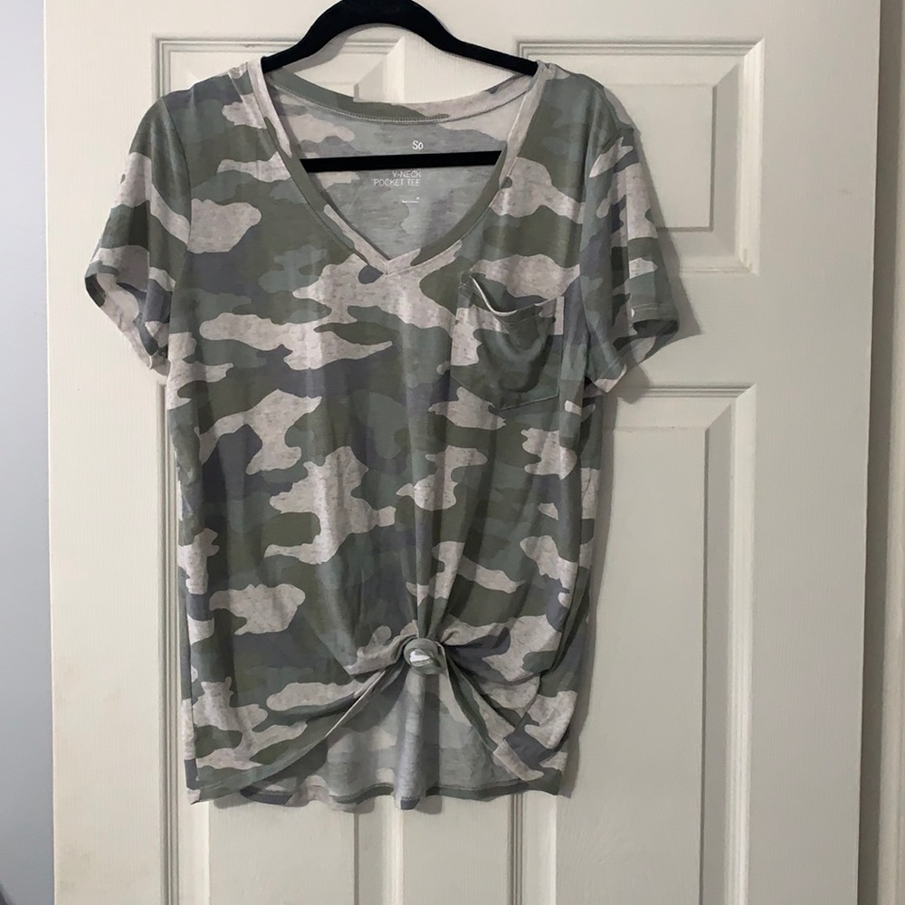 SO V- Neck Pocket Tee!
